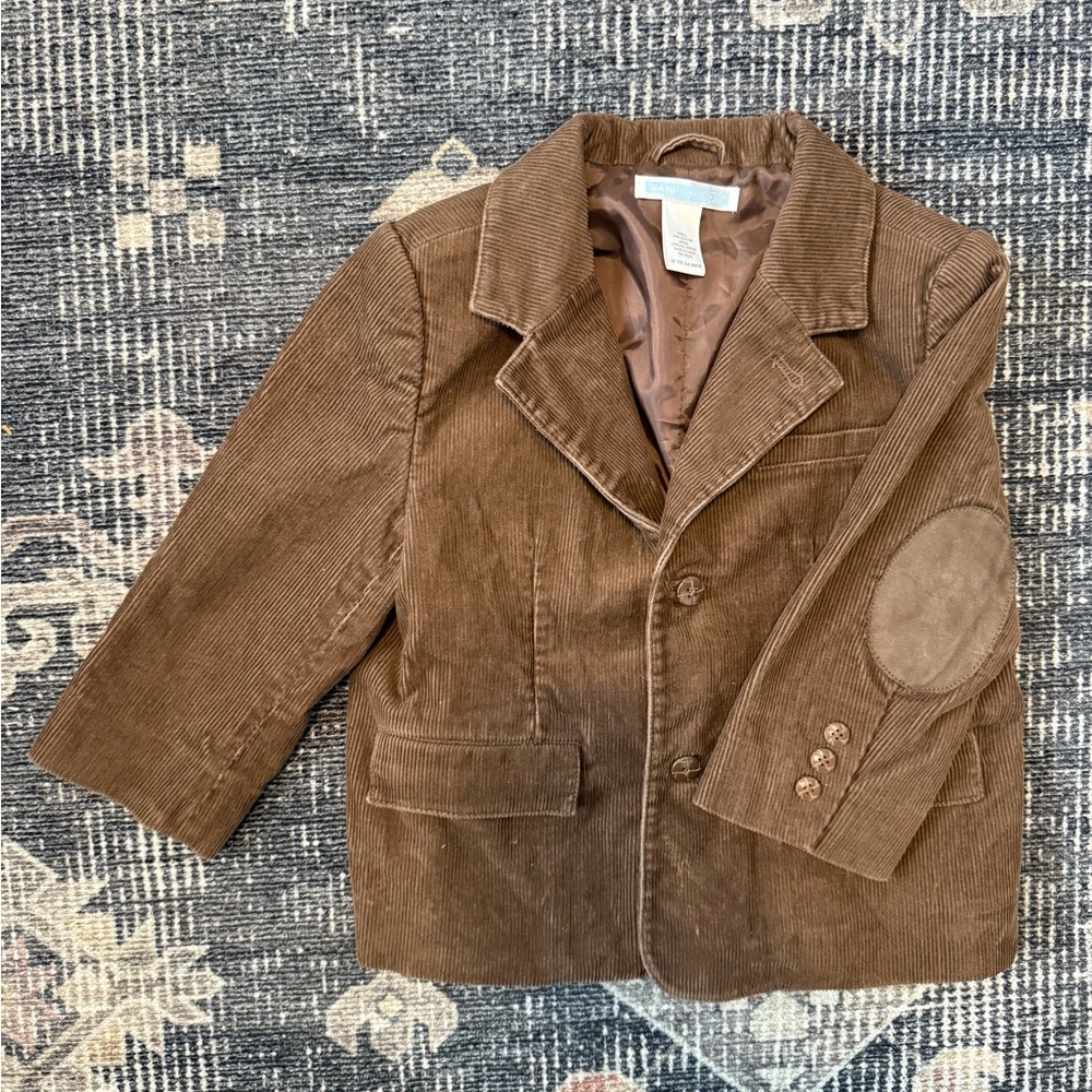 Janie and Jack Brown Corduroy Blazer